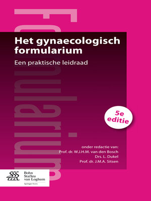 cover image of Het gynaecologisch formularium